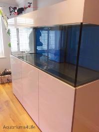 high gloss aquarium cabinet Aquaruims4Life Marine Coral tank