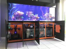 Marine aquarium Sump Tank Weir Box aquarium with stand