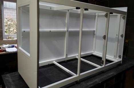 Bespoke Fish Tank stand steel frame by aquariums4life the aquaiurm manufacturer adjustable feet stop leaks level aquarium