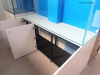 Braceless Marine aquarium High gloss white 