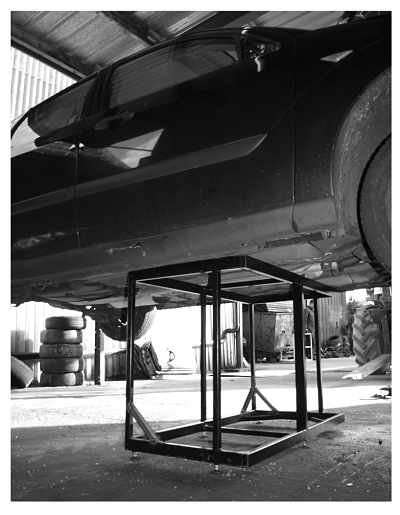 Steel frame strength test aquarium stand by Aquariums4life strong can carry a car at least built to last a lifetime