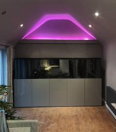 Aquariums4Life Walkround Room Divider aquarium steel frame marine 