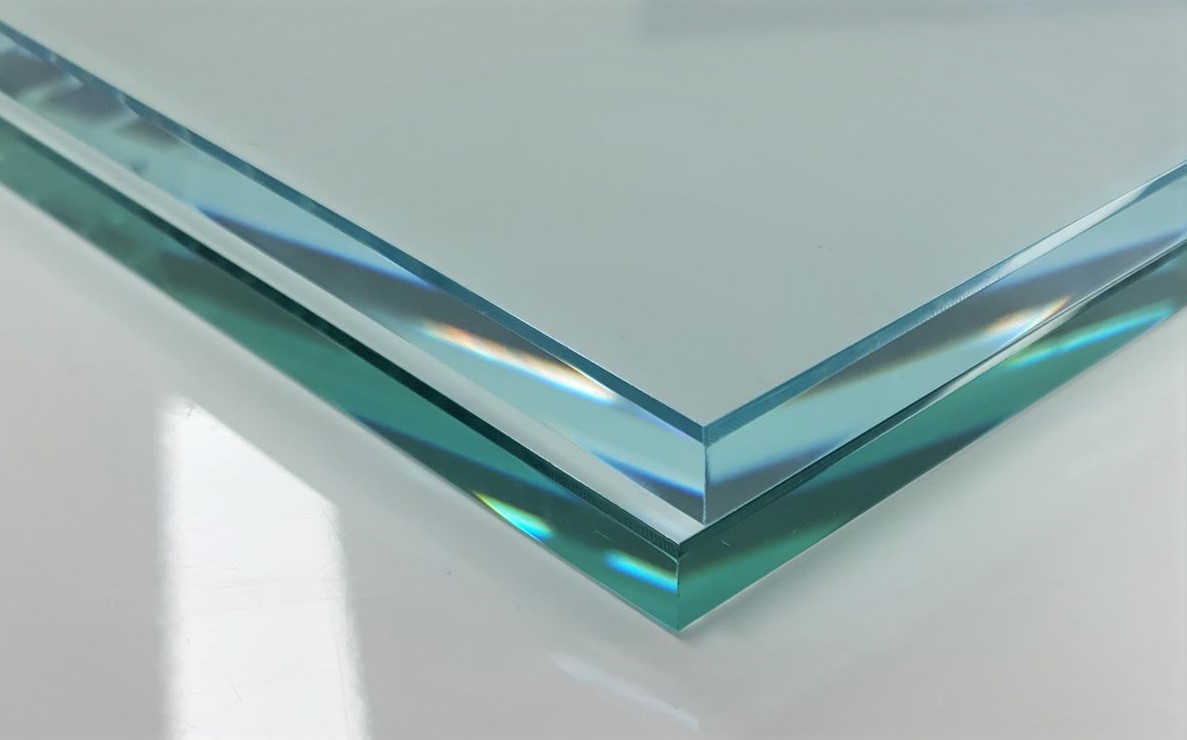 Opti white float glass 
