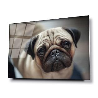 CUSTOMISED PET PORTRAITS DOG CAT PERSONAL BEST FRIEND ARTWORK ON GLASS BETTER THAN CANVAS 