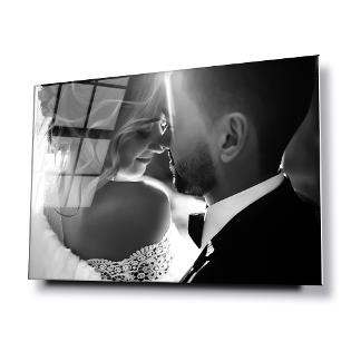 PERSONALISED PHOTOS UV PRINTED TO GLASS WEDDING BRIDE GROOM PERFECT GIFT